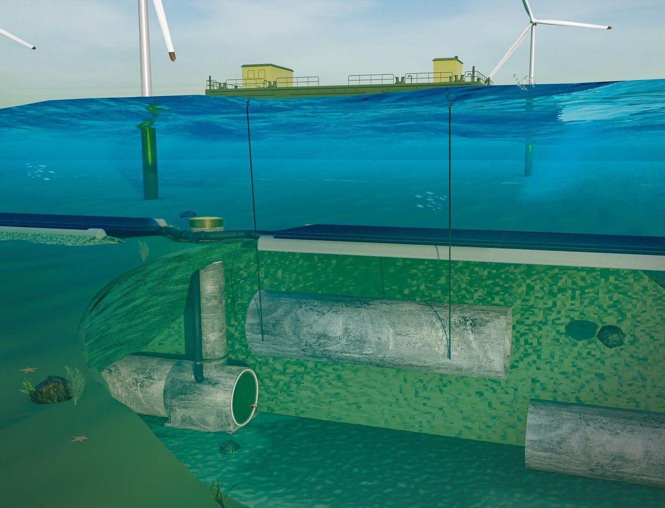 Ocean Grazer разработали батарею для хранения возобновляемой энергии на дне моря