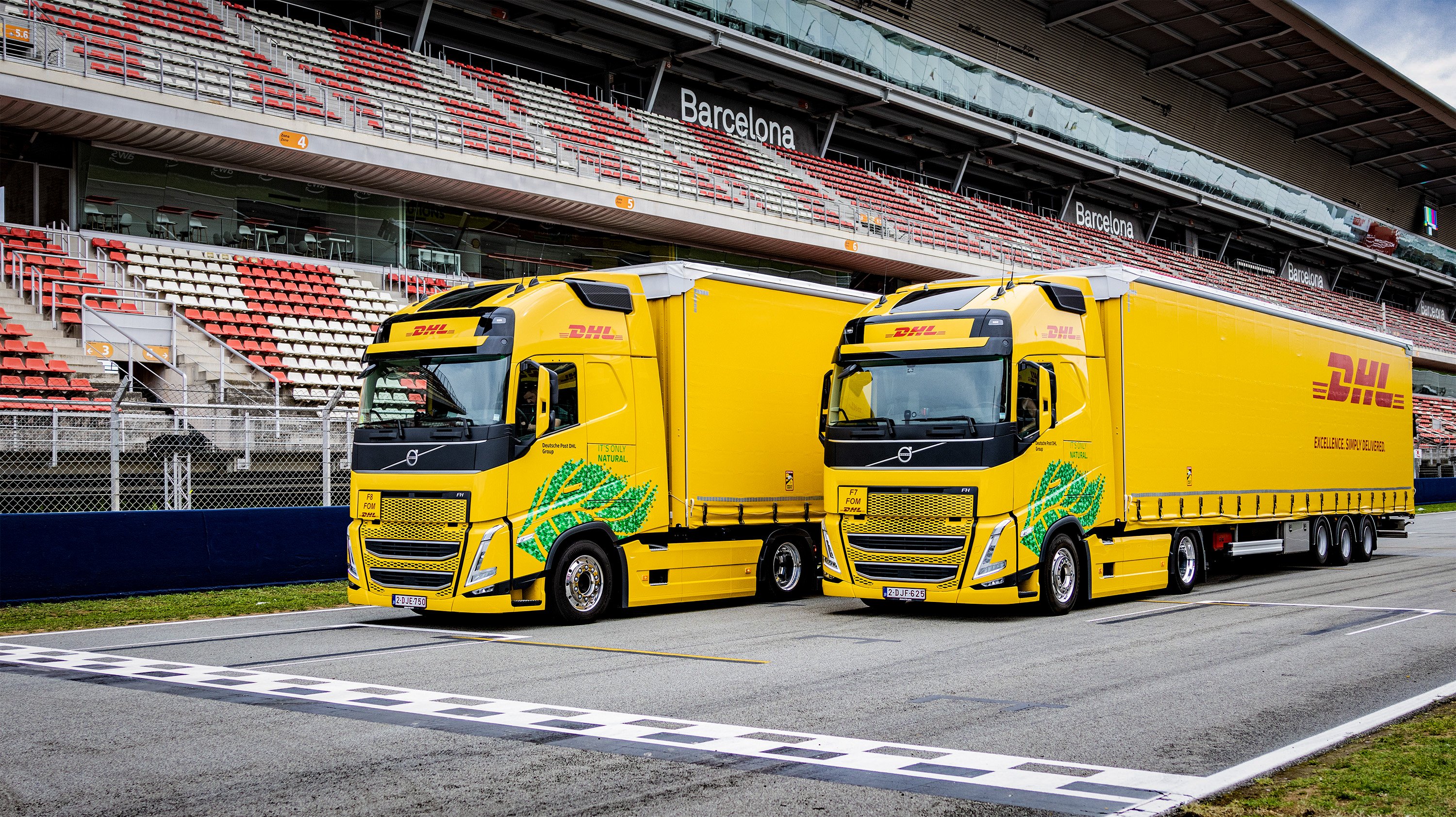 DHL будет использовать новые грузовики на биотопливе в рамках партнерства с Формулой 1